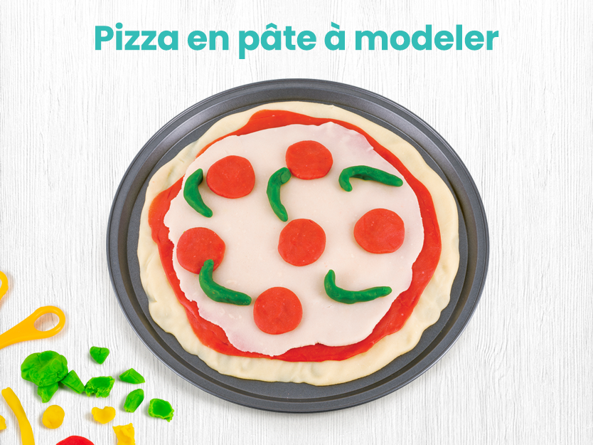 Pizza en pâte à modeler - Jeux de role